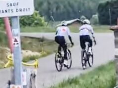 Tour de France 2026. Tadej Pogacar របស់ប្រទេសស្លូវេនី នៅលើជម្រាលភ្នំ Col du Haag ក្នុងការទទួលស្គាល់វគ្គផ្តាច់ព្រ័ត្រនៃឆាក Alsace