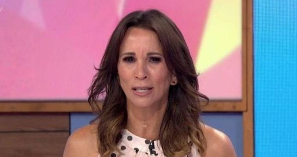 ITV Screengrab CAPTION: ភាពអាម៉ាស់របស់ Andrea McLean តំណភ្ជាប់ gaffe Women Loose Women: