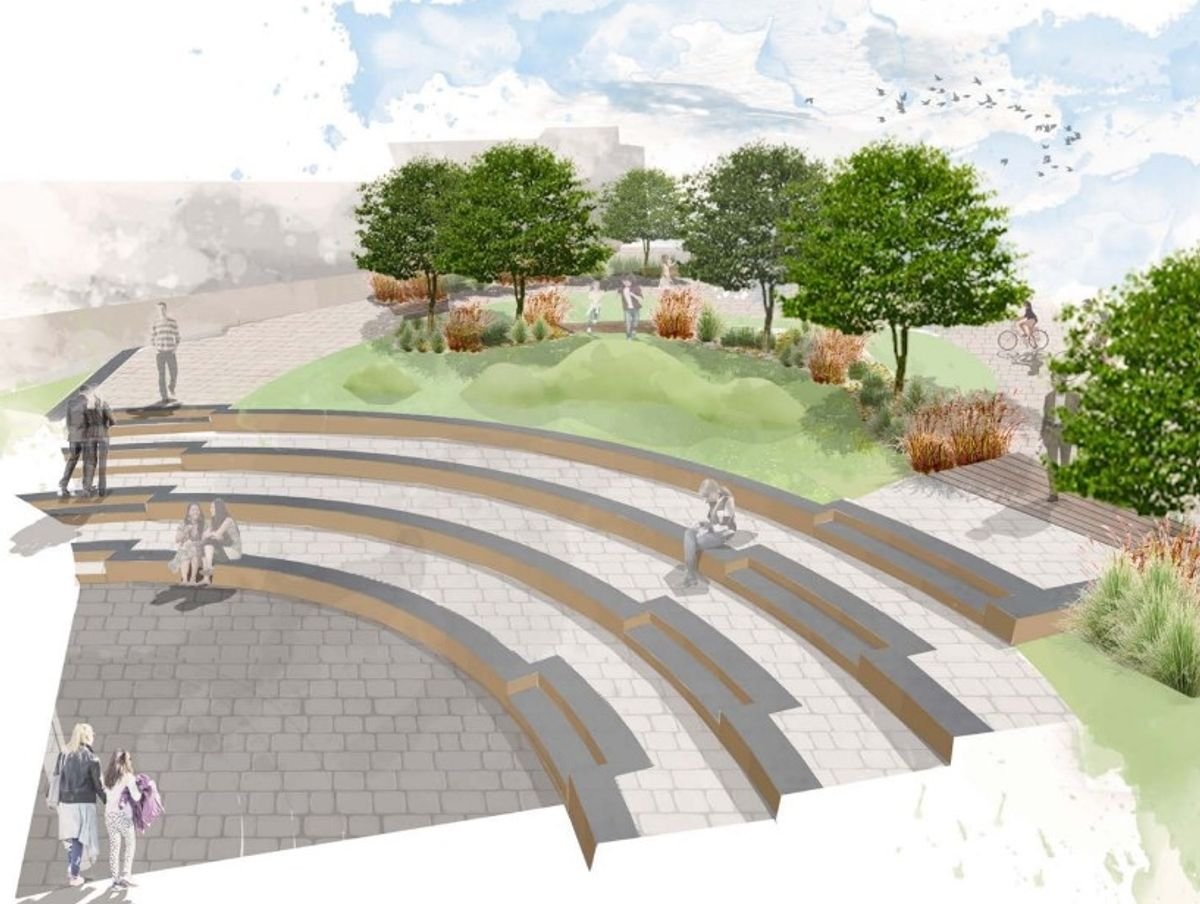 នេះ​ជា​ទិដ្ឋភាព​នៃ​អ្វី​ដែល amphitheater អាច​មើល​ទៅ​ដូច​ជា