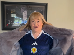 Susan Boyle ផ្ញើសារ ‘No Scotland, No Party’ ទៅកាន់ក្រុម World Cup