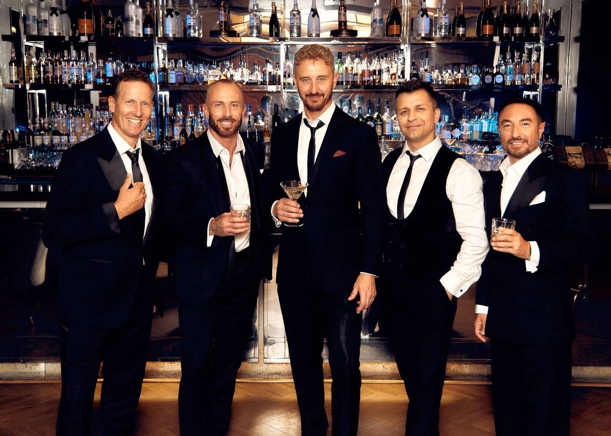 Brendan Cole, James Jordan, Ian Waite, Pasha Kovalev និង Vincente Simone
