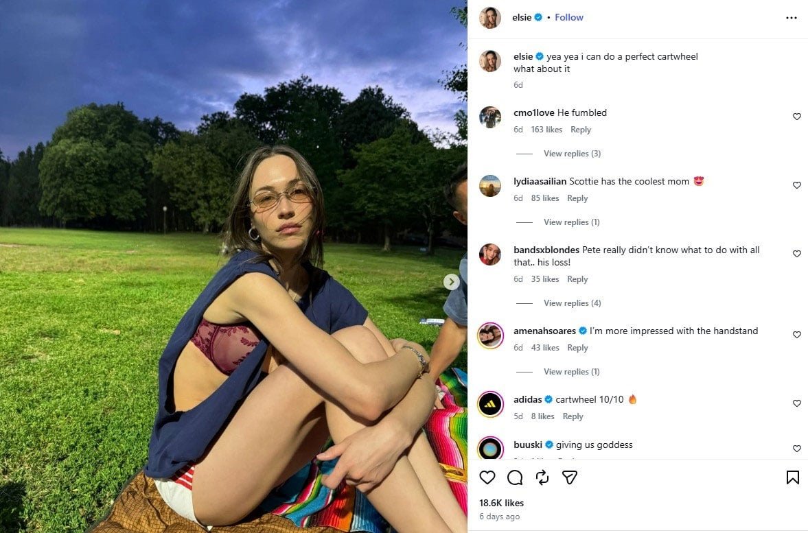 ពន្លឺក្រោយសម្រាលរបស់ Elsie Hewitt ធ្វើឱ្យអ្នកគាំទ្រអាណិត Pete Davidson