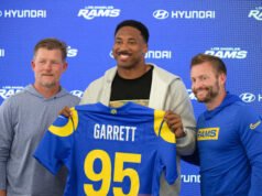 Sean McVay មិនច្រានចោលការរំពឹងទុកអំពី Aaron Donald ត្រលប់មក Rams ជាមួយ Myles Garrett ទេ