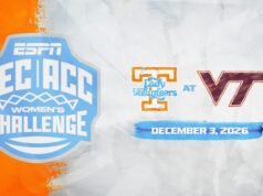 “Lady Vols ទៅលេងនៅ Va. Tech ក្នុង SEC/ACC Women’s Basketball Challenge”