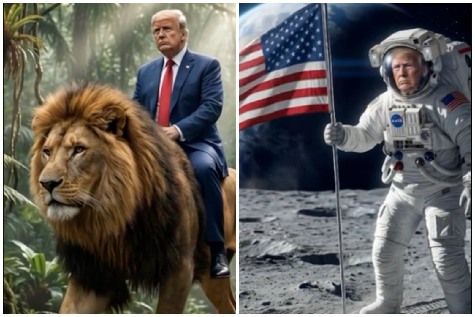 ប្រធានាធិបតី Donald Trump បានបង្ហោះវីដេអូចម្រៀងដែលបង្កើតដោយ AI ជាមួយនឹងការដកស្រង់ដែលអបអរសាទរគាត់ត្រូវបានប្រារព្ធនៅជុំវិញពិភពលោកនៅថ្ងៃ Truth Social Saturday