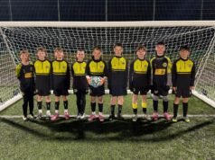 គ្រាប់បាល់សម្រាប់ Strathaven Dynamo AFC អរគុណដល់ការផ្តល់ជូនពីកសិដ្ឋានខ្យល់