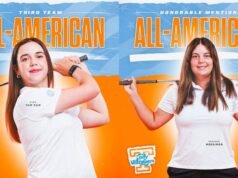Van Kan ត្រូវបានគេដាក់ឈ្មោះថា All-America Third Team ដោយ Golfweek ហើយ Messimer Garners បានទទួលពានរង្វាន់កិត្តិយស។