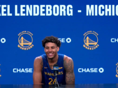 Yaxel Lendeborg របស់ Michigan Basketball និយាយអំពីការធ្វើការឱ្យក្រុម Warriors និងក្រុមចំនួនប្រាំបីផ្សេងទៀតនៅចំពោះមុខ NBA Draft