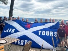 ទាហានជើងទឹកមកពីកងទ័ព Perth Tartan បានចុះចតនៅសហរដ្ឋអាមេរិកមុនការប្រកួតបាល់ទាត់ពិភពលោកចាប់ផ្តើម