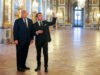 Donald Trump រកឃើញវិមាន Versailles មុនពេលអាហារពេលល្ងាចកិត្តិយសជាមួយ Emmanuel Macron