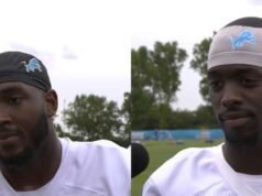 Derrick Moore របស់ Detroit Lions សរសើរ Michigan សម្រាប់ការផ្លាស់ប្តូរ NFL ដោយរលូន Terrion Arnold សង្ឃឹមសម្រាប់ការត្រឡប់មកវិញដែលមានសុខភាពល្អ