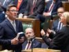 Andy Burnham នៅ Downing Street បន្ទាប់ពីការលាលែងពីតំណែងរបស់ Keir Starmer
