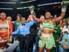Claressa Shields ត្រឡប់ទៅប្រកួតដណ្តើមខ្សែក្រវាត់ទម្ងន់មធ្យមជាមួយនឹង Kaye Scott