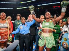 Claressa Shields ត្រឡប់ទៅប្រកួតដណ្តើមខ្សែក្រវាត់ទម្ងន់មធ្យមជាមួយនឹង Kaye Scott