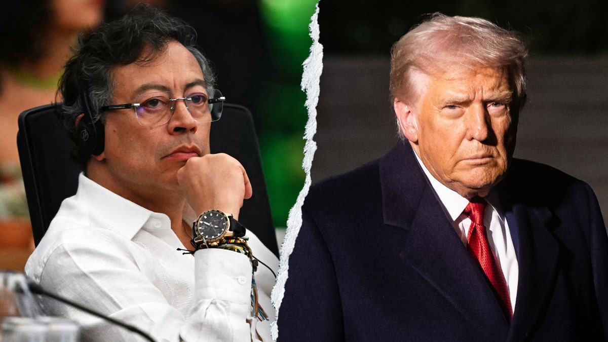 ប្រធានាធិបតីកូឡុំប៊ី Petro និង Donald Trump