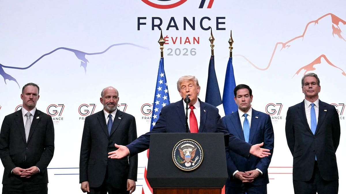 Trump G7 អ្នកសារព័ត៌មានអ៊ីរ៉ង់