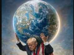 លោក Trump បង្ហោះរូបថតពិតដែលបំផុសគំនិតដោយ Atlas-បំផុសគំនិតដោយអួតខ្លួនតាមសង្គម ដែលនាំពិភពលោកនៅលើស្មារបស់គាត់