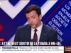 “Marine le Pen បាននិយាយថាយើងចង់រត់ប្រឆាំងនឹង Edouard Philippe ឬ Gabriel Attal” ព្រោះវាមានន័យថា “ការដោះស្រាយជាមួយនឹងកំណត់ត្រាមហន្តរាយដែលពួកគេកំពុងបន្សល់ទុកសម្រាប់ប្រទេសបារាំង” ។