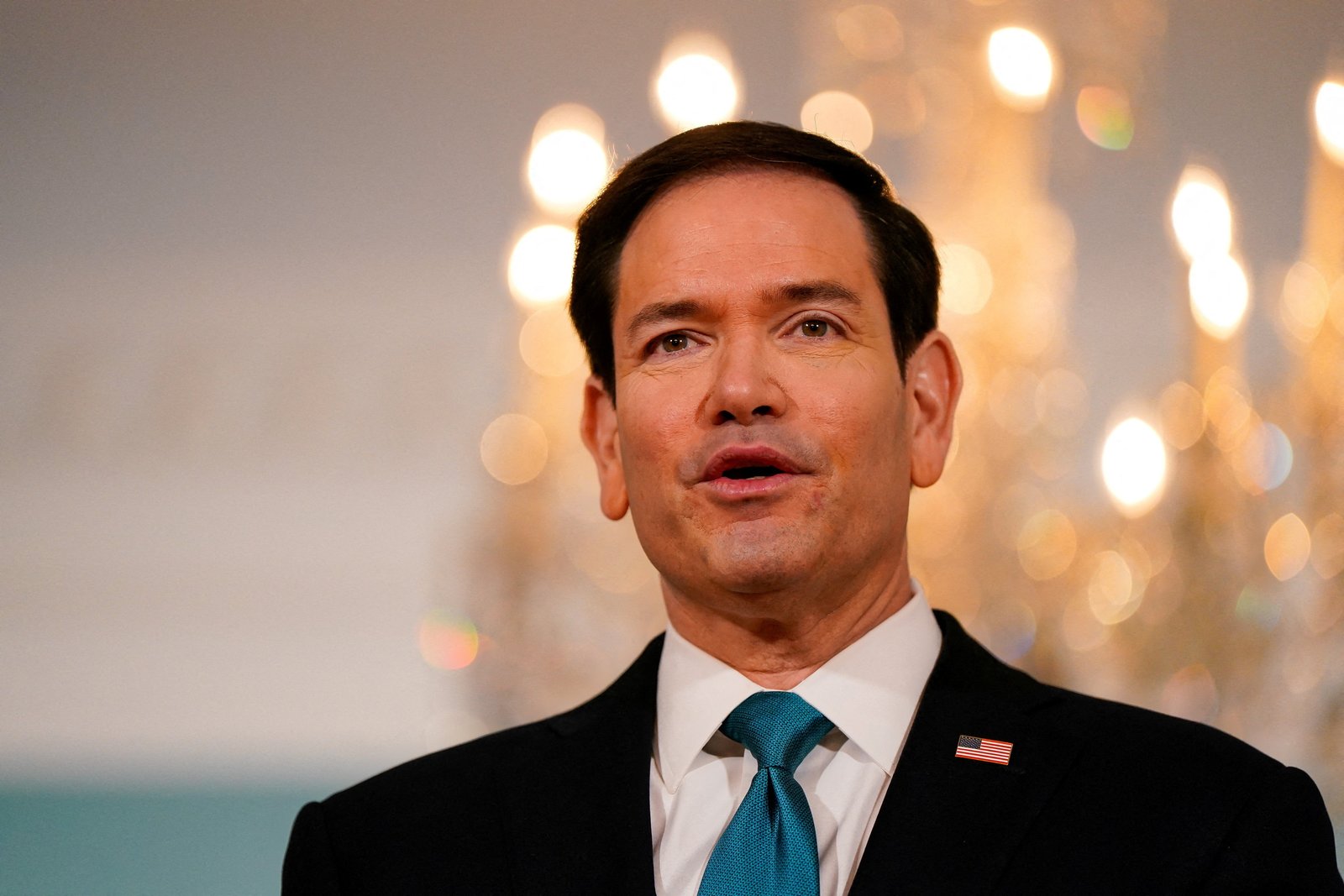 រដ្ឋលេខាធិការ Marco Rubio ថ្លែងក្នុងឱកាសជួបជាមួយរដ្ឋមន្ត្រីការបរទេសគុយវ៉ែត Sheikh Jarrah Jaber Al-Ahmad Al-Sabah