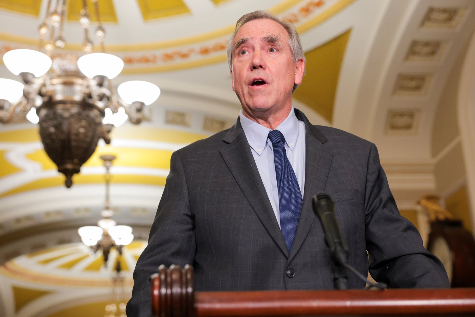 លោក Jeff Merkley សមាជិកព្រឹទ្ធសភានៃគណបក្សប្រជាធិបតេយ្យនៃរដ្ឋ Oregon បានថ្កោលទោសទង្វើនេះ ដោយប្រាប់សារព័ត៌មាន The Associated Press ថា៖ 