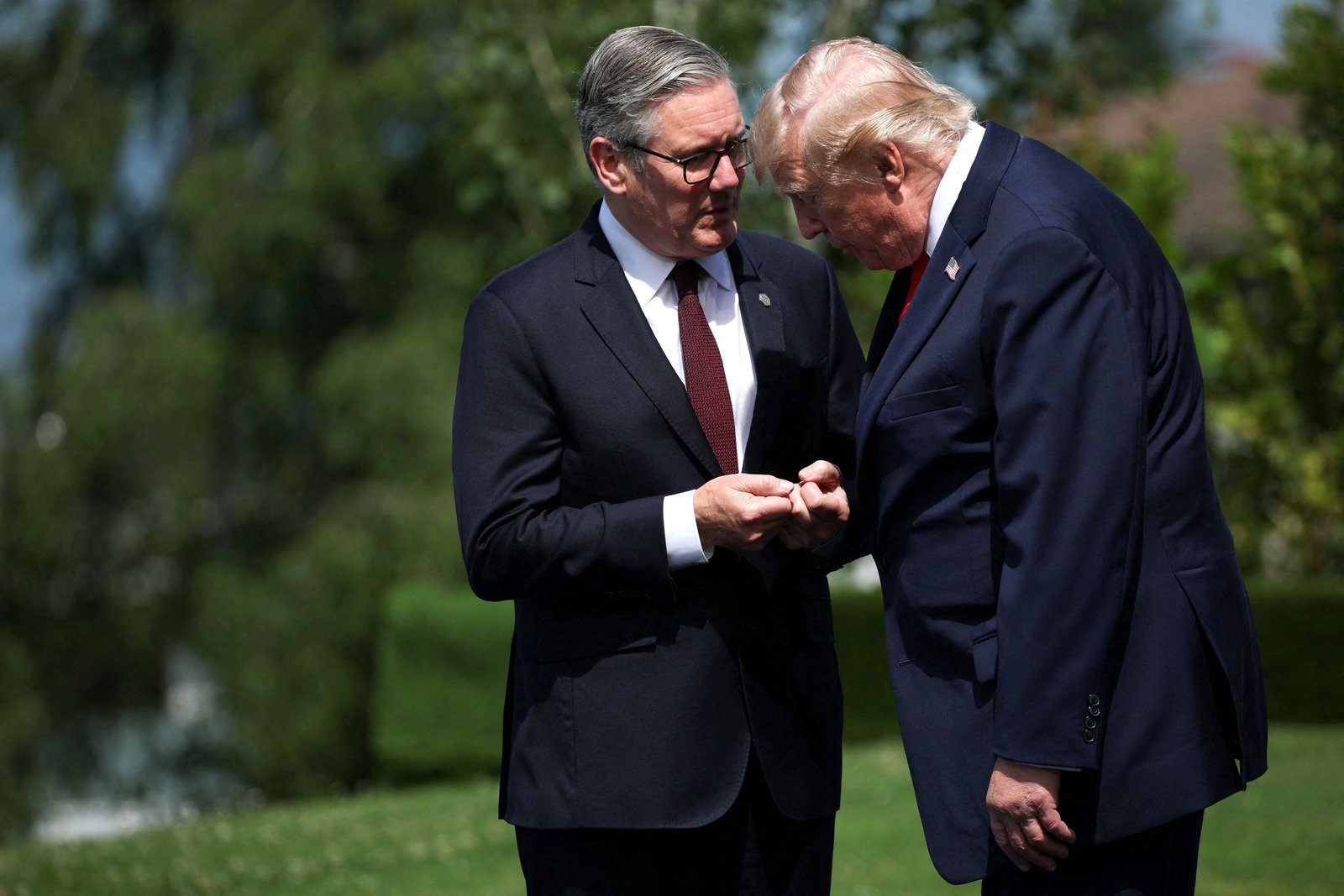 Starmer នៅ G7 ជាមួយ Donald Trump