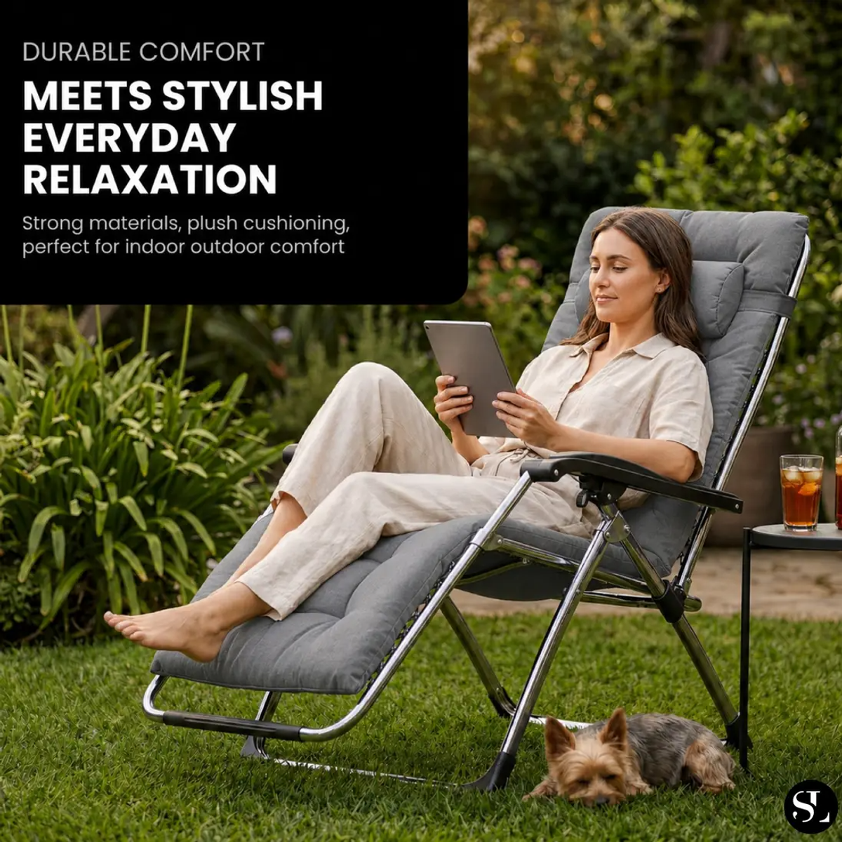 រូបថតរបស់ Smart Living Zero Gravity lounge chair 
