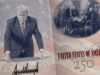 លោក Donald Trump បង្ហាញលិខិតឆ្លងដែនអាមេរិកដែលមានកំណត់ជាមួយនឹងរូបភាពរបស់គាត់ ដើម្បីប្រារព្ធខួបលើកទី 250 នៃសហរដ្ឋអាមេរិក