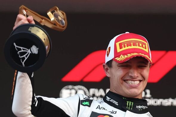 Lando Norris ប្រារព្ធពិធី