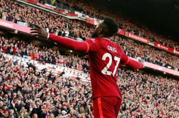 Divock Origi ប្រារព្ធពិធី។