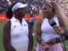 Serena Williams ស្រែកហៅហ្វូងមនុស្សអង់គ្លេសភ្លាមៗក្រោយទទួលបានជ័យជម្នះ | កីឡាវាយកូនបាល់ | កីឡា