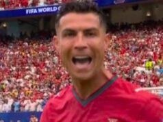 អ្វីដែល Cristiano Ronaldo ស្រែកដាក់កាមេរ៉ាទូរទស្សន៍ World Cup អំឡុងពេលលេងទៀងទាត់ | បាល់ទាត់ | កីឡា