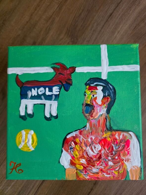គំនូរដោយ Novak Djokovic