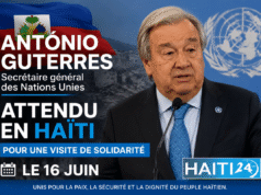 លោក Antonio Guterres ត្រូវបានគេរំពឹងថានឹងទៅបំពេញទស្សនកិច្ចសាមគ្គីនៅប្រទេសហៃទីនៅថ្ងៃទី ១៦ ខែមិថុនា។ ព័ត៌មានចុងក្រោយពីប្រទេសហៃទី៖ នយោបាយ សន្តិសុខ សេដ្ឋកិច្ច វប្បធម៌។