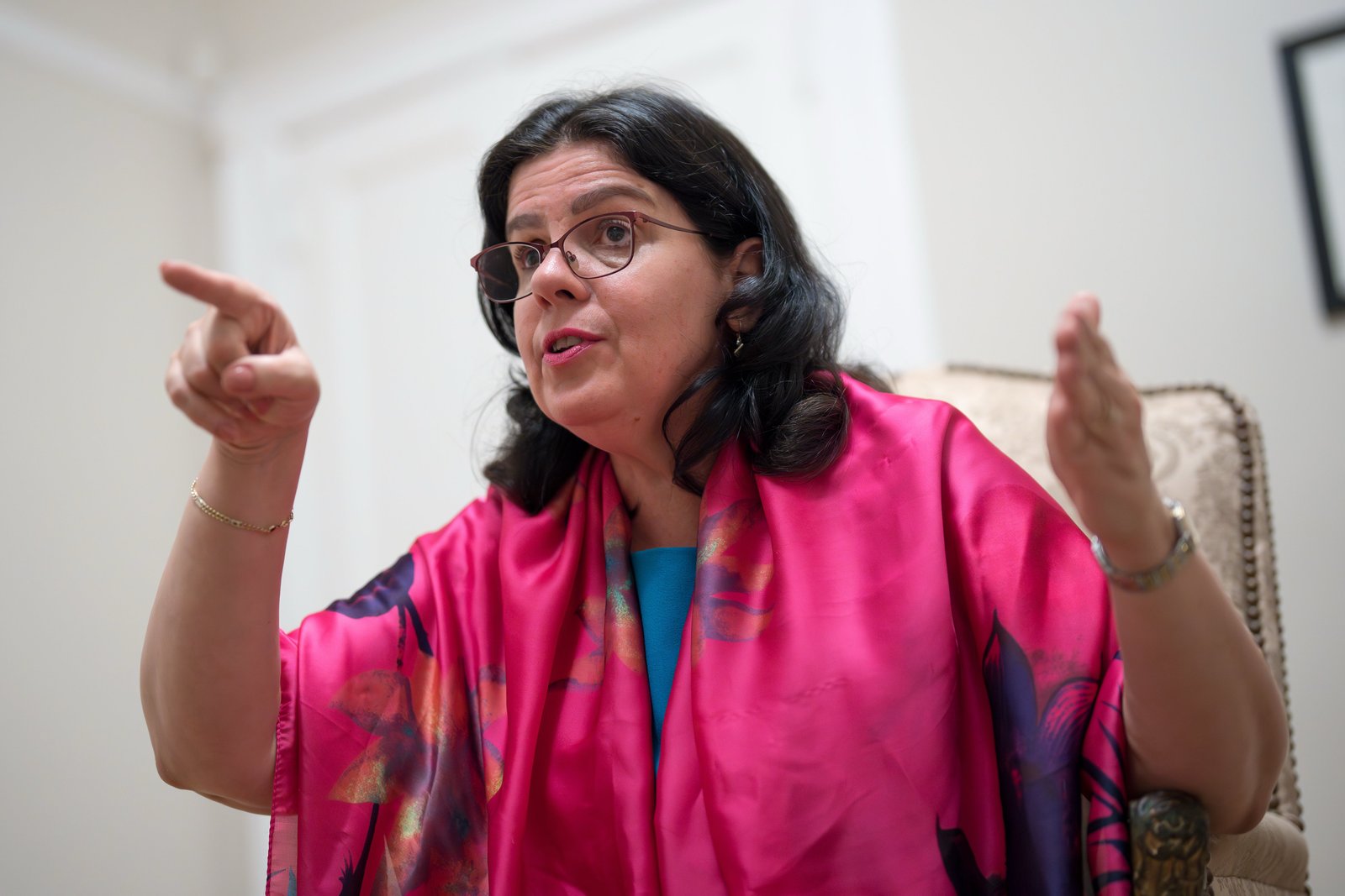 Lianys Torres Rivera និយាយជាមួយ The Associated Press នៅបេសកកម្មនៅទីក្រុងវ៉ាស៊ីនតោន ថ្ងៃអង្គារ ទី 9 ខែមិថុនា ឆ្នាំ 2026