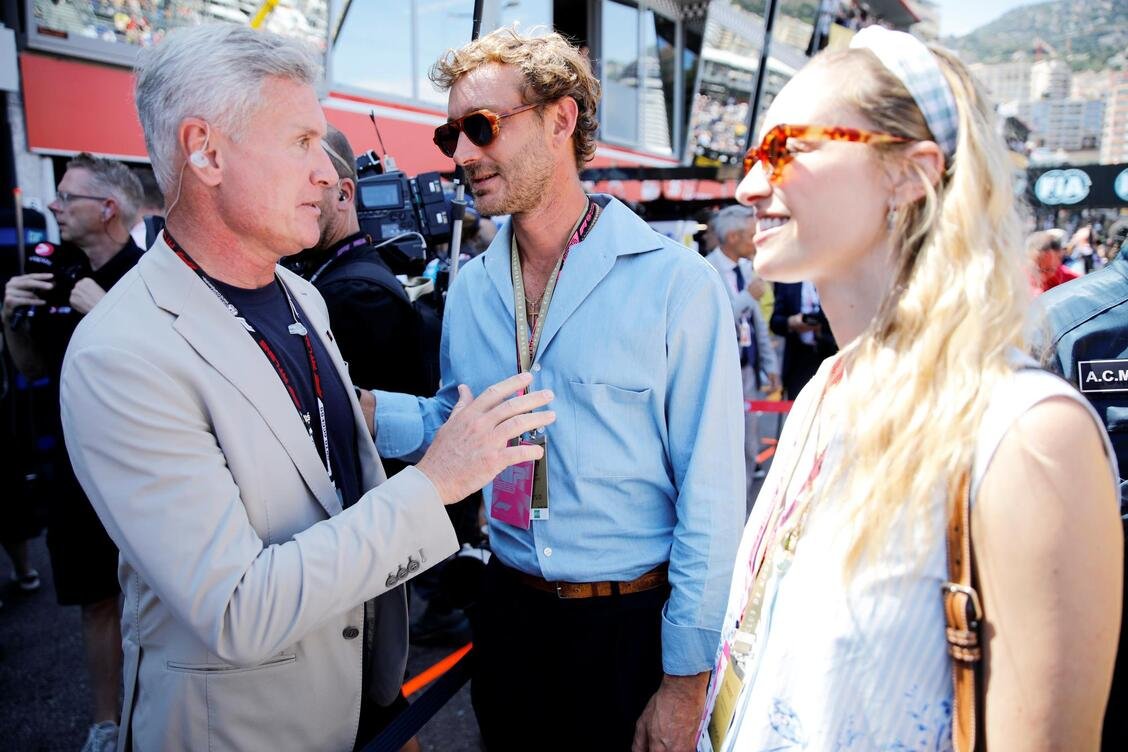 David Coultard, Pierre Casiraghi និង Beatrice Borromeo ។