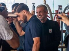 មកសណ្ឋាគារ Iranian World Cup ក្នុងទីក្រុង Tijuana ប្រទេសម៉ិកស៊ិក ជាកន្លែងដែលអ្នកគាំទ្រមកអបអរ
