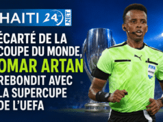 Omar Artan ដែលមិនបានចូលរួមក្នុង World Cup ត្រឡប់មកវិញជាមួយ UEFA Super Cup។ ព័ត៌មានចុងក្រោយពីប្រទេសហៃទី៖ នយោបាយ សន្តិសុខ សេដ្ឋកិច្ច វប្បធម៌។