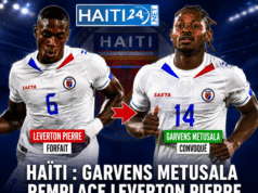 ហៃទី៖ Garvens Metusala ជំនួស Leverton Pierre នៅ World Cup ។ ព័ត៌មានចុងក្រោយពីប្រទេសហៃទី៖ នយោបាយ សន្តិសុខ សេដ្ឋកិច្ច វប្បធម៌។
