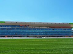 ការកសាង Belmont Park ឡើងវិញគឺជិតដល់ទីបញ្ចប់ហើយ ខណៈដែល Belmont Stakes នៅសល់រយៈពេលមួយឆ្នាំទៀតពីការត្រលប់មកផ្ទះវិញ