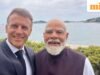 ប្រធានាធិបតីបារាំងលោក Macron ចែករំលែករូបភាព Selfie ដ៏ស្រស់ស្អាតជាមួយនាយករដ្ឋមន្ត្រី Modi និងពិភាក្សាអំពី AI ពាណិជ្ជកម្ម និងហេដ្ឋារចនាសម្ព័ន្ធក្នុងអំឡុងពេលកិច្ចពិភាក្សាទ្វេភាគី