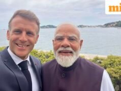 ប្រធានាធិបតីបារាំងលោក Macron ចែករំលែករូបភាព Selfie ដ៏ស្រស់ស្អាតជាមួយនាយករដ្ឋមន្ត្រី Modi និងពិភាក្សាអំពី AI ពាណិជ្ជកម្ម និងហេដ្ឋារចនាសម្ព័ន្ធក្នុងអំឡុងពេលកិច្ចពិភាក្សាទ្វេភាគី