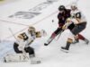 Carter Hart ប្រឈមមុខនឹងការសាកល្បងខុសគ្នាយ៉ាងខ្លាំងនៅក្នុងវគ្គផ្តាច់ព្រ័ត្រ Stanley Cup ពីរដ្ឋ Carolina ទៅ Las Vegas