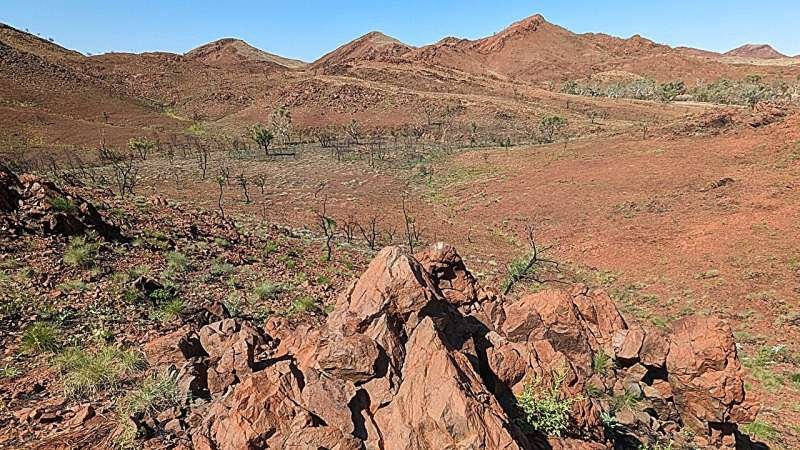 North Pole Dome ថ្មនៅ Pilbara