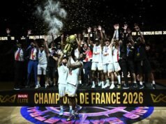 AS Monaco Basket ដែលជាជើងឯកបារាំង សម្រេចបានបួនគ្រាប់ជាប្រវត្តិសាស្ត្រ