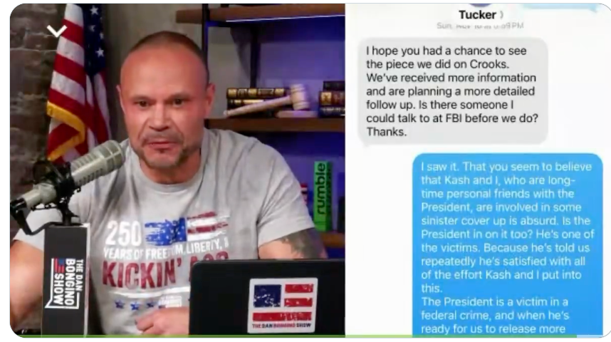 អតីតនាយករង FBI លោក Dan Bongino និង Tucker Carlson កំពុងស្ថិតក្នុងពាក់កណ្តាលនៃសង្រ្គាមផតឃែស្ថទាំងអស់ជុំវិញការអះអាងអំពីការស៊ើបអង្កេតការធ្វើឃាតលោក Donald Trump នៅទីក្រុង Butler រដ្ឋ Pennsylvania ។ Bongino ខឹងសម្បារយ៉ាងខ្លាំងបានវាយបកទៅលើកម្មវិធីរបស់គាត់ដោយនិយាយថាការចោទប្រកាន់លើការបិទបាំងរបស់ Tucker Carlson គឺជា 