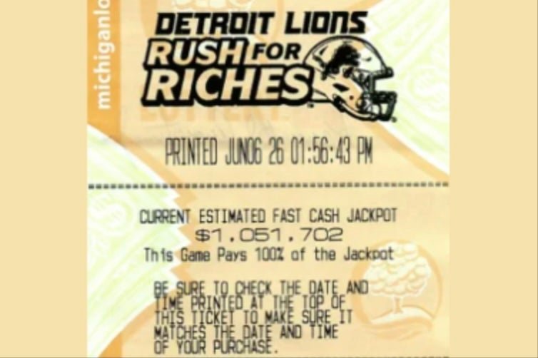 បុរសម្នាក់នៅរដ្ឋ Michigan មានសំណាងបានឈ្នះឆ្នោតដ៏ធំមួយដែលមានតម្លៃ ១,០៥ លានដុល្លារ បន្ទាប់ពីទិញសំបុត្រដោយចៃដន្យ
