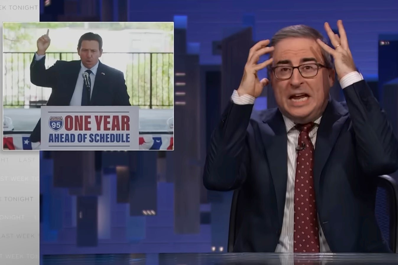 លោក John Oliver បានចោទប្រកាន់អភិបាលរដ្ឋ Florida ថាមានការរើសអើងជាតិសាសន៍ចំពោះការចំអកឱ្យមេដឹកនាំជនជាតិភាគតិច Hakeem Jeffries