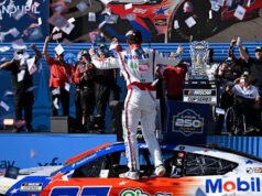 Corey Heim ដែលជាអ្នកឈ្នះពានរង្វាន់ NASCAR Cup ជាលើកដំបូងបានពង្រឹងការចាប់អារម្មណ៍យ៉ាងខ្លាំងរបស់ Denny Hamlin សម្រាប់ទេពកោសល្យ