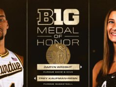 Wright, KAUFMAN-RENN តំណាងឱ្យ PURDUE ជាមេដាយកិត្តិយសធំដប់នៃអ្នកទទួល – Purdue Boilermakers