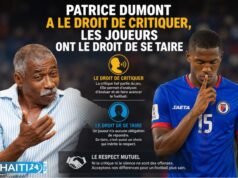 Patrice Dumont មានសិទ្ធិរិះគន់ អ្នកលេងមានសិទ្ធិនៅស្ងៀម។ ព័ត៌មានចុងក្រោយពីប្រទេសហៃទី៖ នយោបាយ សន្តិសុខ សេដ្ឋកិច្ច វប្បធម៌។
